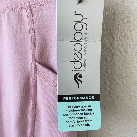 NWT Ideology Pink Athletic 7/8 Length Leggings Size S - Picture 3 of 6